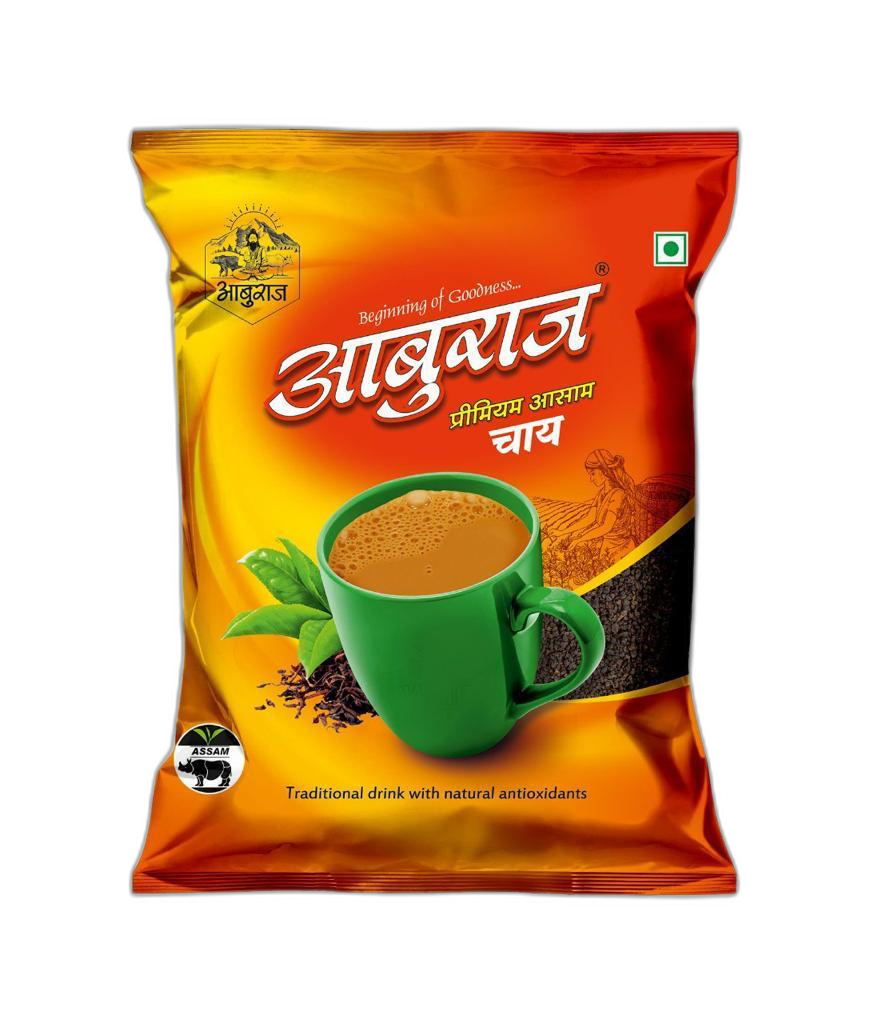 Aburaj Premium Leaf — Saffron orange pouch